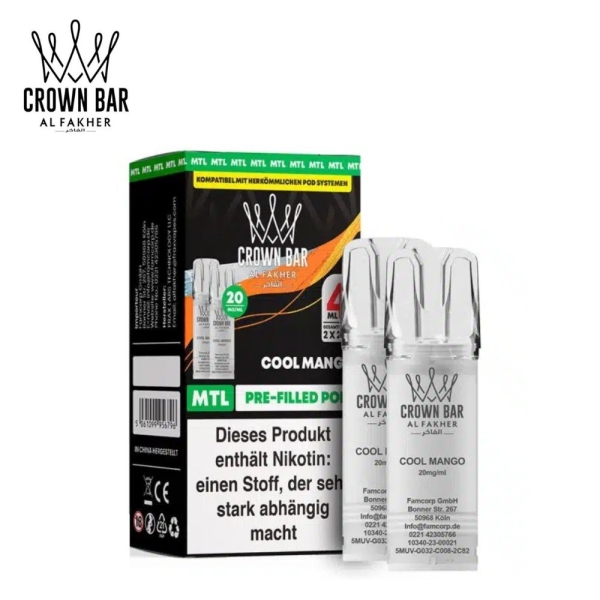 Al Fakher 600 - Cool Mango - Prefilled Pod 2ml/ Stück